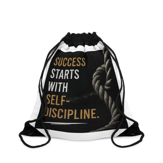 Motivational Gym Drawstring Bag