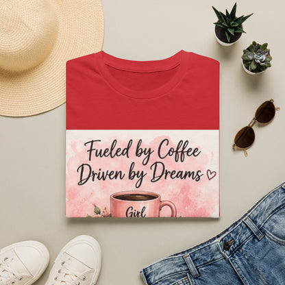 Fueled by Coffee, Driven by Dreams Graphic T-Shirt