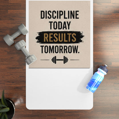 Motivational Rubber Yoga Mat