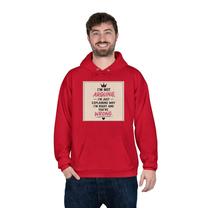 I'm Not Arguing I'm Just Explaining Why I'm Right And You're Wrong Hoodie