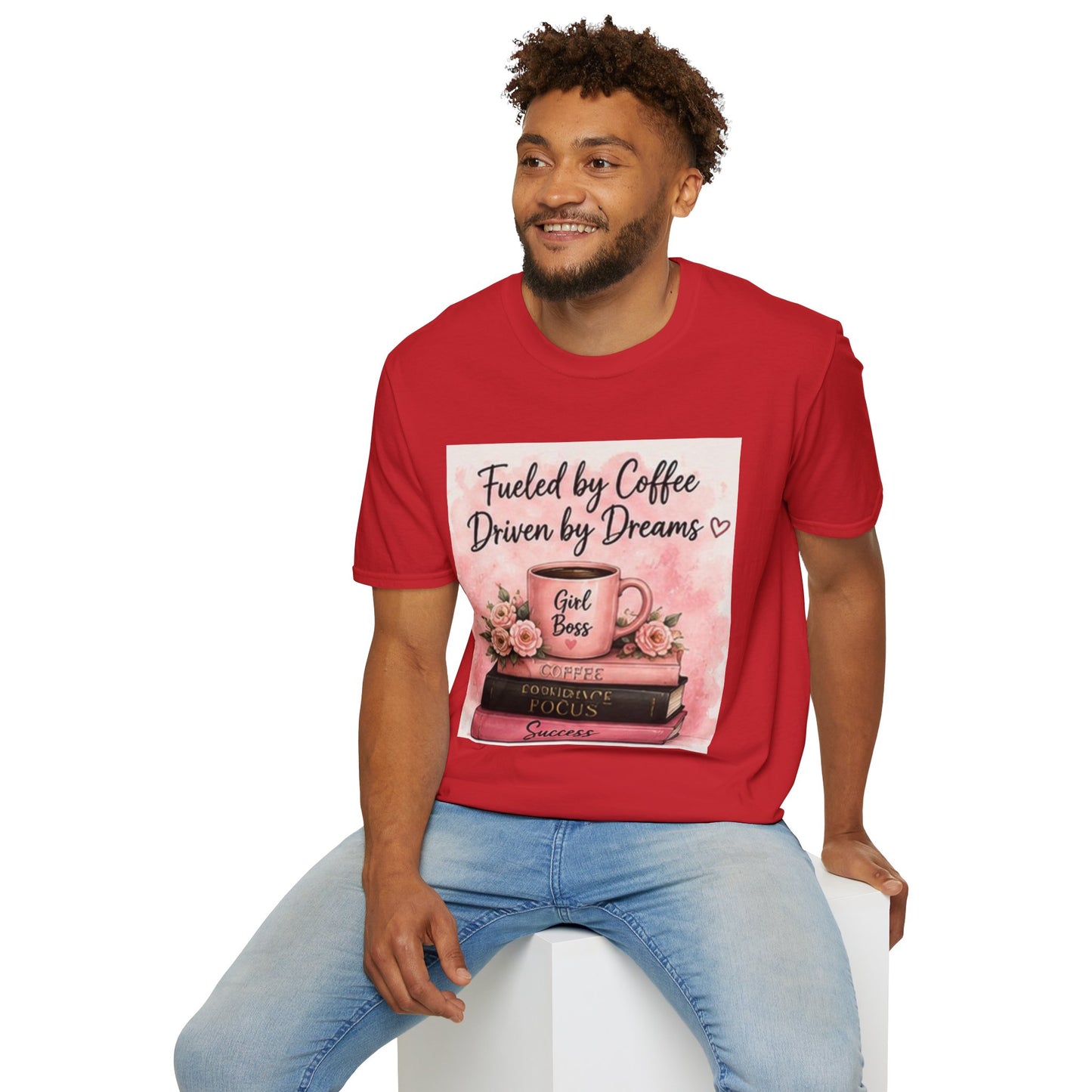 Fueled by Coffee, Driven by Dreams Graphic T-Shirt