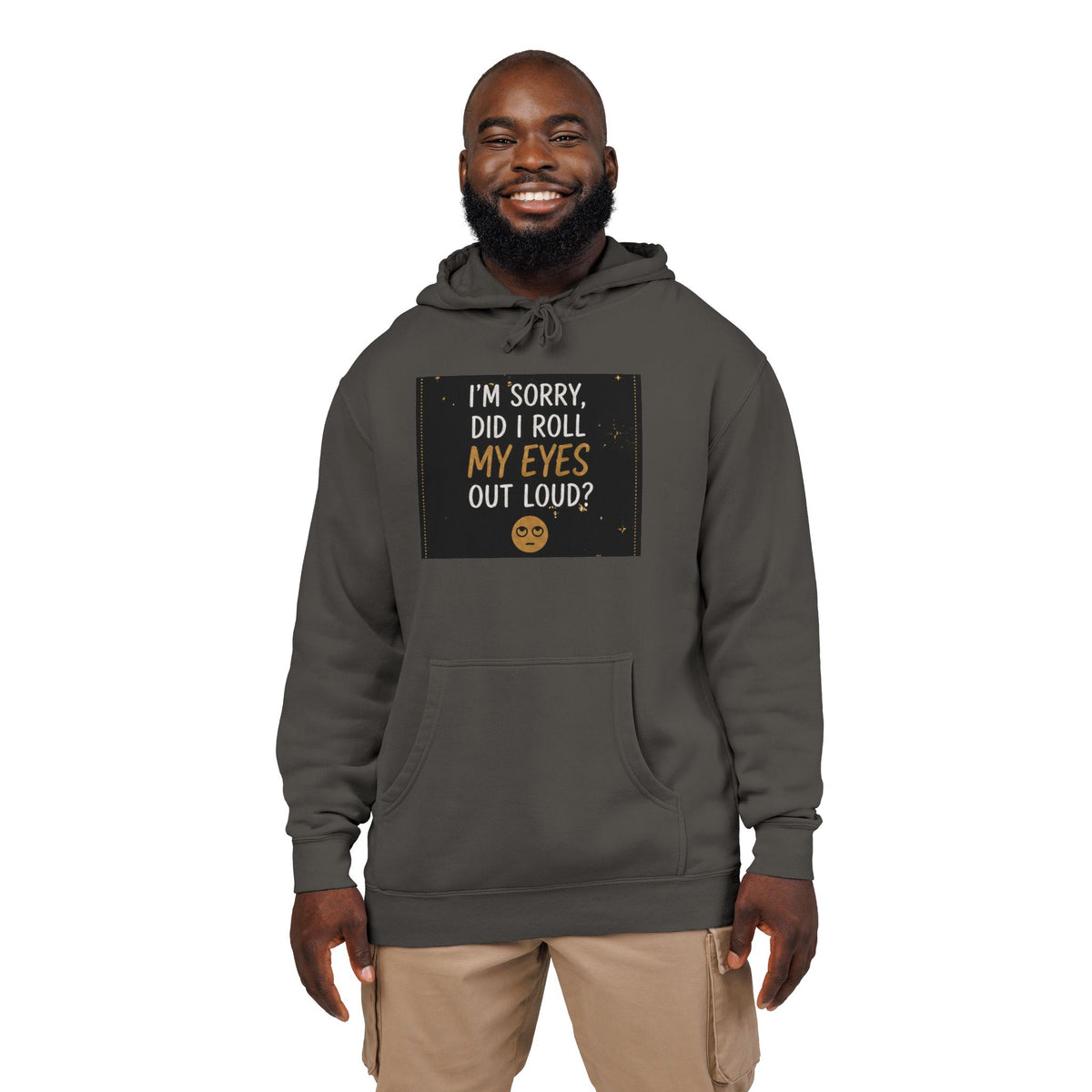 Funny Quote Pigment-Dyed Hoodie