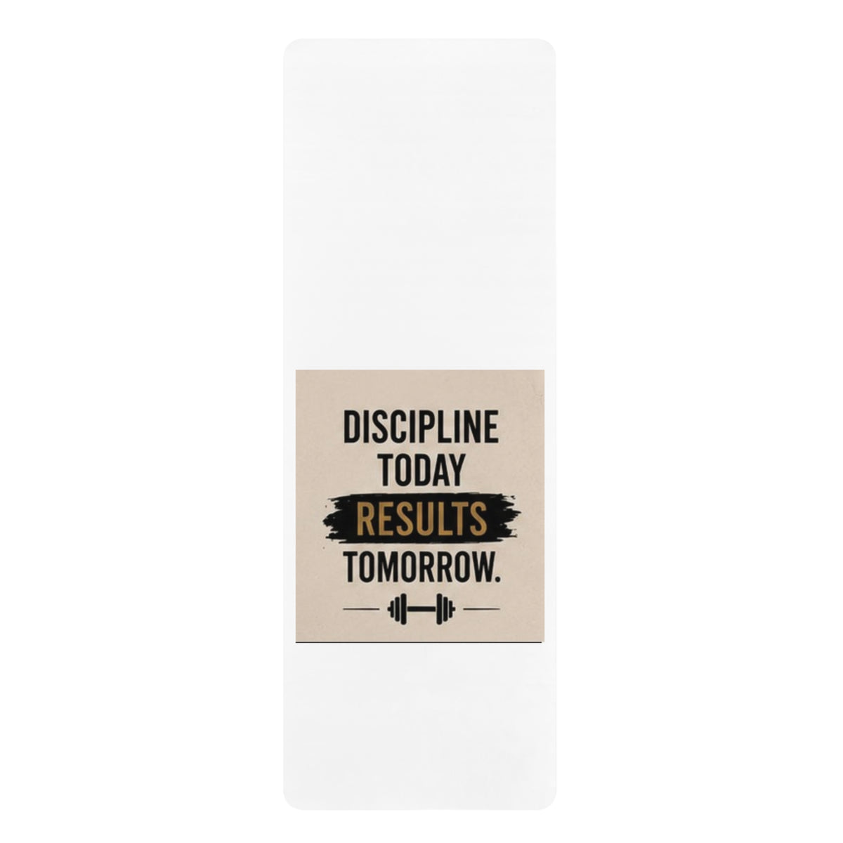 Motivational Rubber Yoga Mat