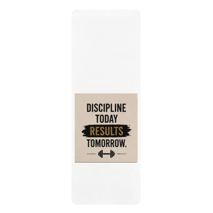 Motivational Rubber Yoga Mat