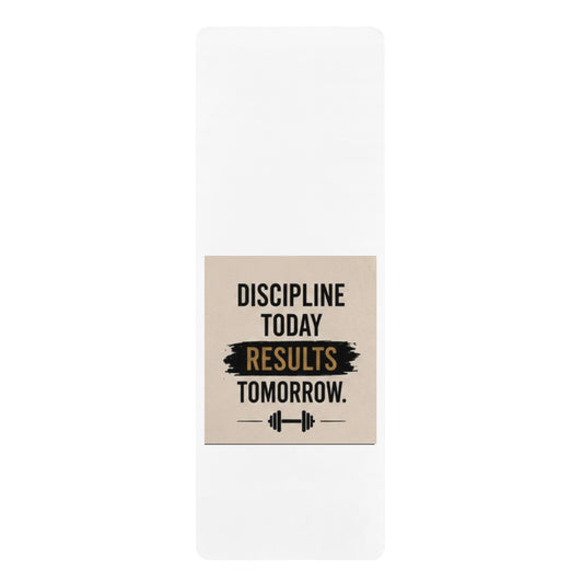 Motivational Rubber Yoga Mat