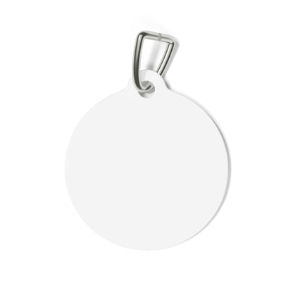 Cute Highland Cow Drinking Bubble Tea Collar ID Tag