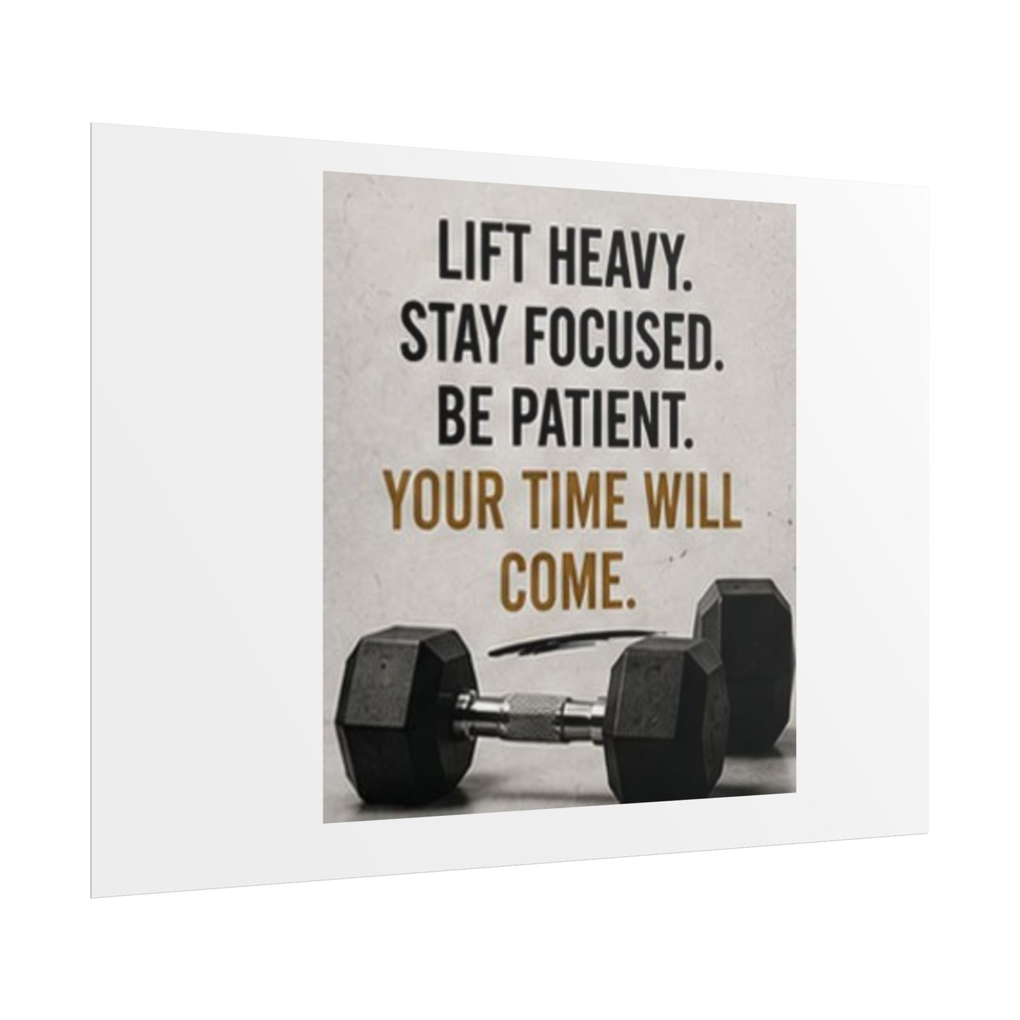 Motivational Gym Poster