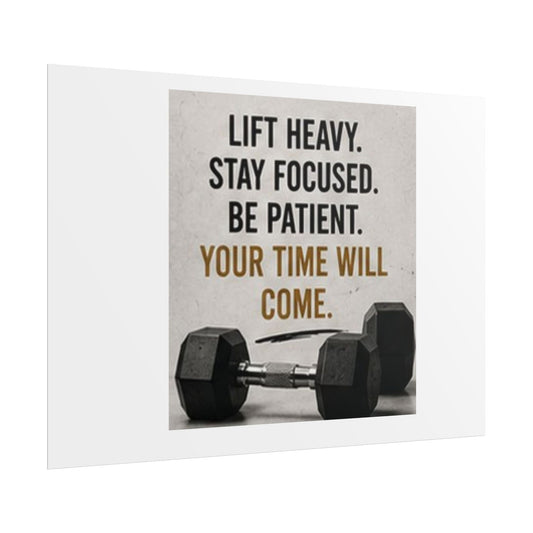 Motivational Gym Poster
