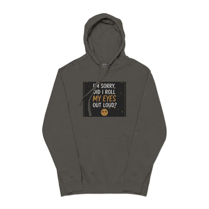 Funny Quote Pigment-Dyed Hoodie