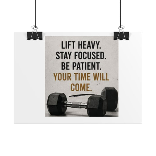 Motivational Gym Poster
