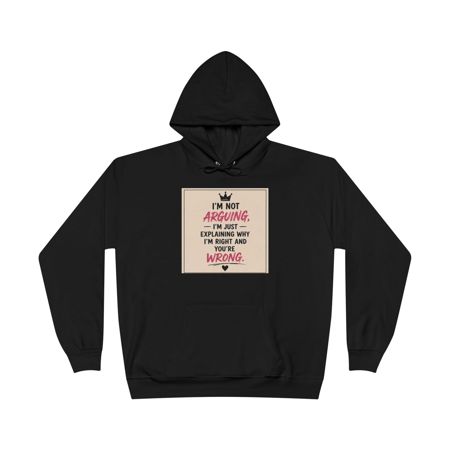 I'm Not Arguing I'm Just Explaining Why I'm Right And You're Wrong Hoodie